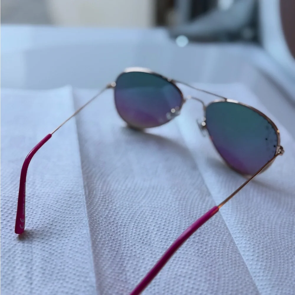 Justice Girls Aviator Sunglasses with Rhinestones